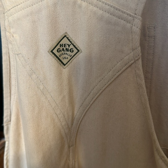 HEY GANG Kneepatch overalls in Natural - Picture 5 of 5